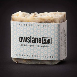 ŻE ĄĘ, mydło naturalne Owsiane, 125 g (2)