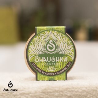 Shaushka, szampon w kostce Ajurwedyjski – Tulsi Święta bazylia, 80 g (2)