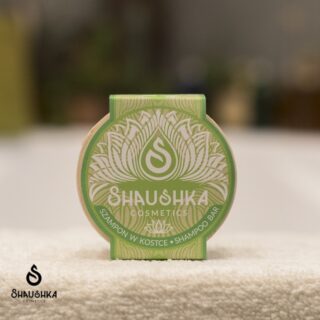 Shaushka, szampon w kostce – Zielona herbatą z glinką, 80 g (2)