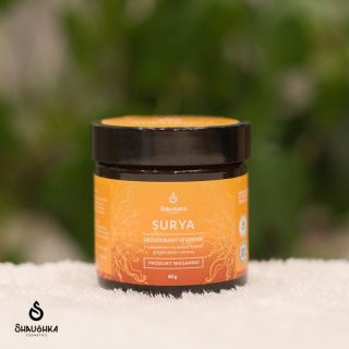 Shaushka, dezodorant w kremie SURYA – z rumiankiem rzymskim, białym grejpfrutem i cytryną, 60 g