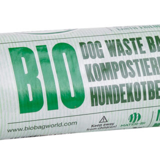 BioBag, worki na psie odchody, w 100% biodegradowalne i kompostowalne, 20x35 cm, 30 sztuk