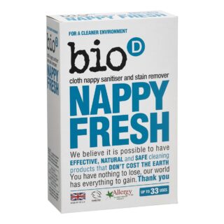 Bio-D, Nappy Fresh, Odświeżający dodatek do proszku do prania pieluch, 500 g