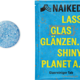 NAIKED, Tabletka do czyszczenia szkła, pozwala wytworzyć 500 ml środka czyszczącego